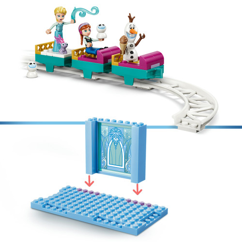Disney Frozen Elsa's Ice Castle & Snow Ride Adventure 43281