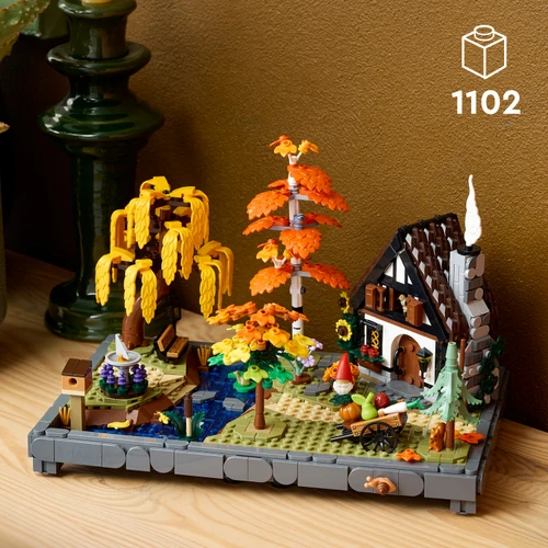 Icons Autumn Cottage Garden Model Kit for Adults 11372