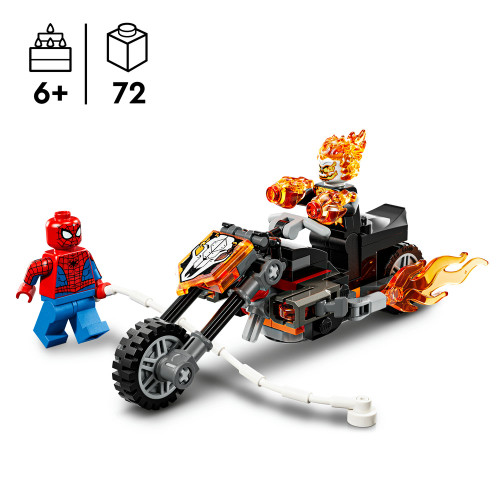 Marvel Spider-Man vs. Ghost Rider Motorcycle 76335