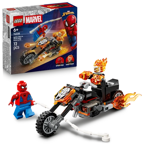 Marvel Spider-Man vs. Ghost Rider Motorcycle 76335