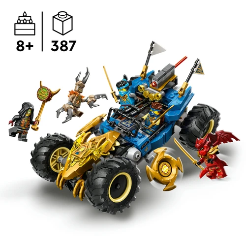 NINJAGO 2 in1 Jay's Transforming Car Racing 71856