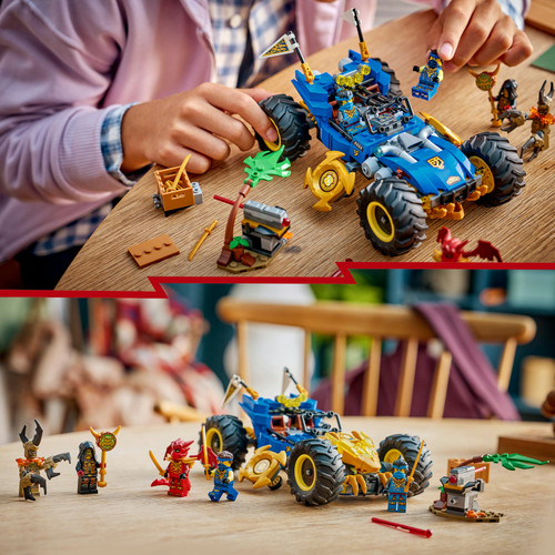 NINJAGO 2 in1 Jay's Transforming Car Racing 71856