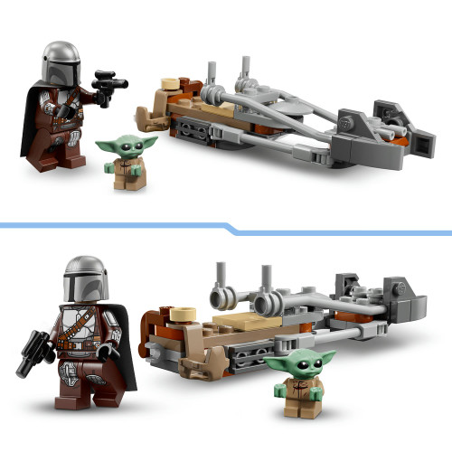 Star Wars The Mandalorian & Grogu's Speeder Bike 75436