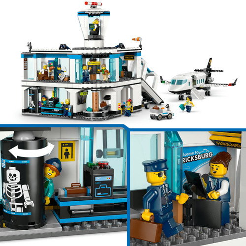 City Airport with Airplane 60502