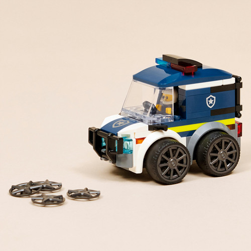 City Rides - Police Truck Toy with a Minifigure 60481