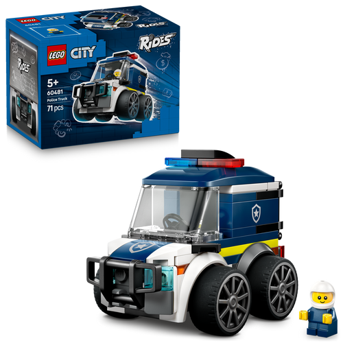 City Rides - Police Truck Toy with a Minifigure 60481