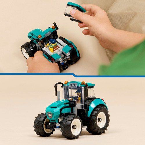 City Tractor - Farm Vehicle Building Set 60498