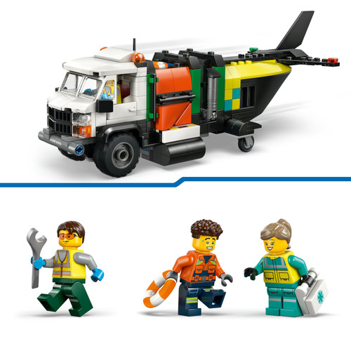 City Airplane, Service Truck & Hovercraft Remix 60505