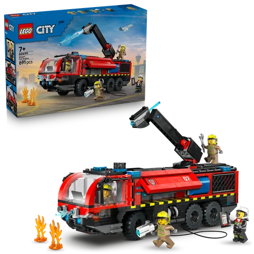 City Airport Fire Engine Building Set 60499