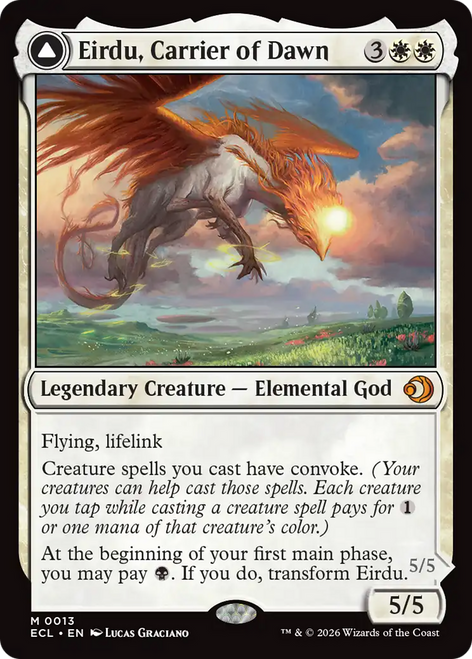 Eirdu, Carrier of Dawn // Isilu, Carrier of Twilight (Foil)