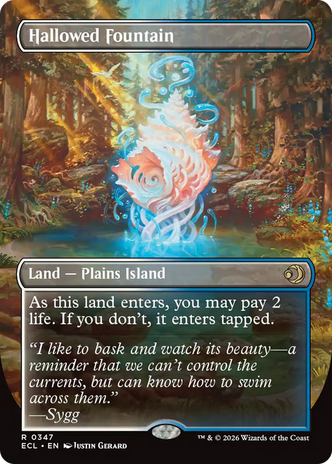 Hallowed Fountain // Hallowed Fountain (Borderless Art Foil)
