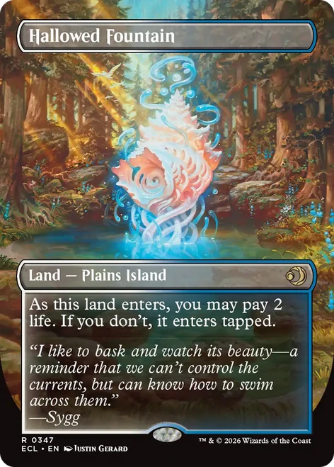 Hallowed Fountain // Hallowed Fountain (Borderless Art Foil)