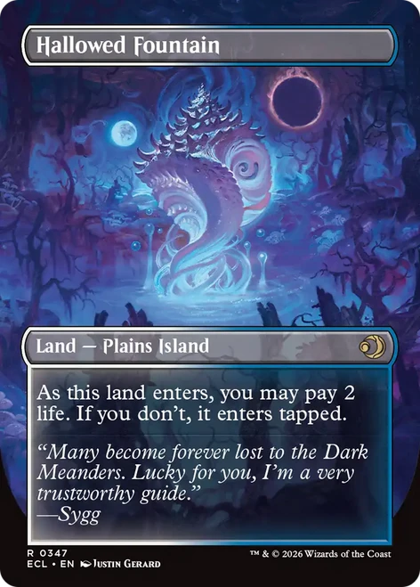 Hallowed Fountain // Hallowed Fountain (Borderless Art Foil)
