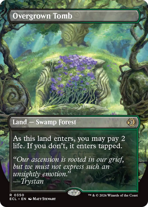 Overgrown Tomb // Overgrown Tomb (Borderless Art Foil)