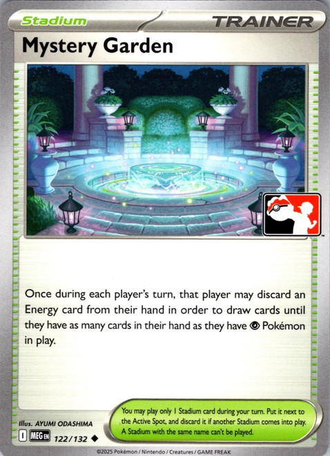 Mega Evolution 122/132 Mystery Garden (Prize Pack League Promo Non-Holo)