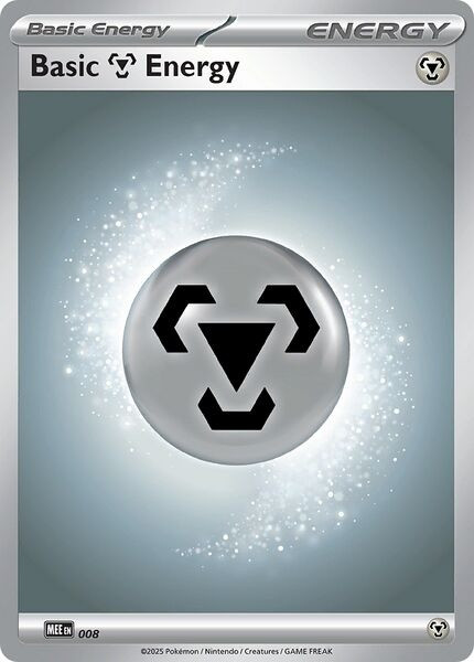 Mega Evolution MEE EN08 Basic Metal Energy (Non-Holo)