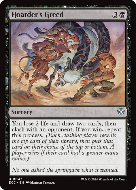 Hoarder's Greed