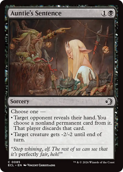 Auntie's Sentence (Foil)