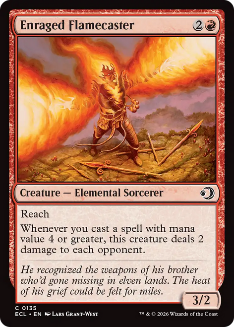 Enraged Flamecaster (Foil)