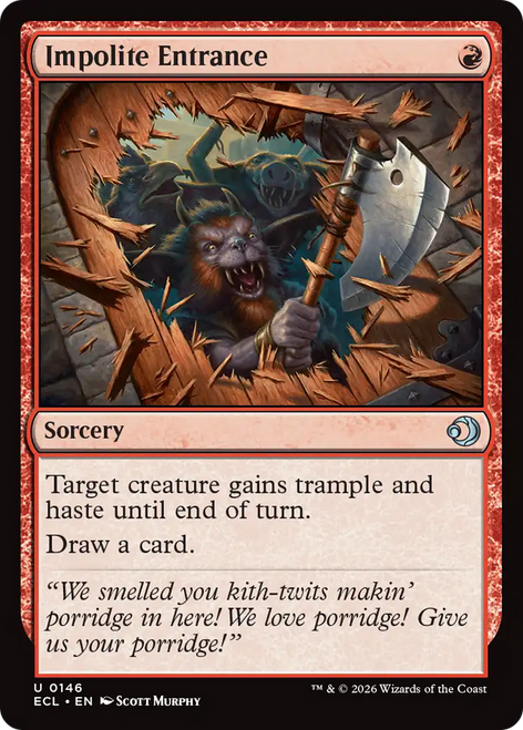 Impolite Entrance (Foil)