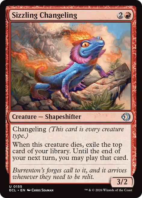 Sizzling Changeling (Foil)
