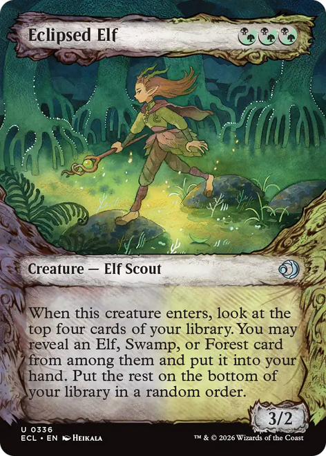Eclipsed Elf (Fable Frame Foil)