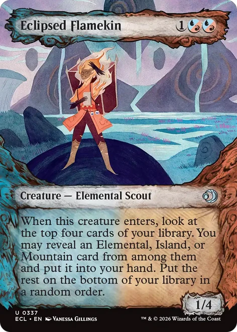 Eclipsed Flamekin (Fable Frame Foil)