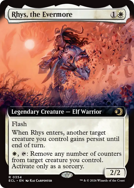 Rhys, the Evermore (Extended Art Foil)