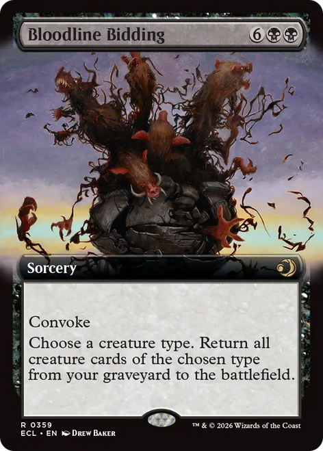 Bloodline Bidding (Extended Art Foil)
