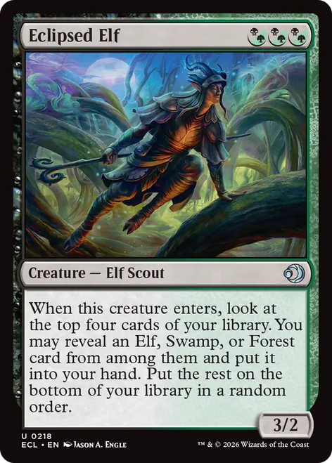 Eclipsed Elf (Foil)