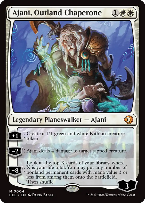 Ajani, Outland Chaperone (Foil)