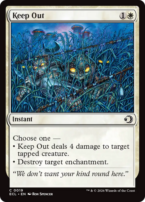 Keep Out (Foil)