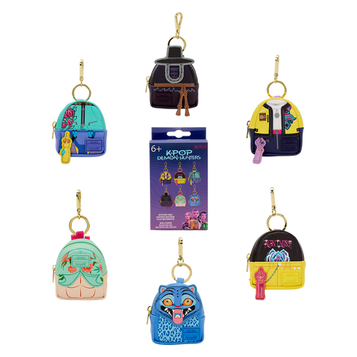KPop Demon Hunters: Cosplay Mystery Box Mini Backpack Keychain Charm
