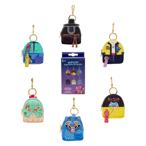KPop Demon Hunters: Cosplay Mystery Box Mini Backpack Keychain Charm