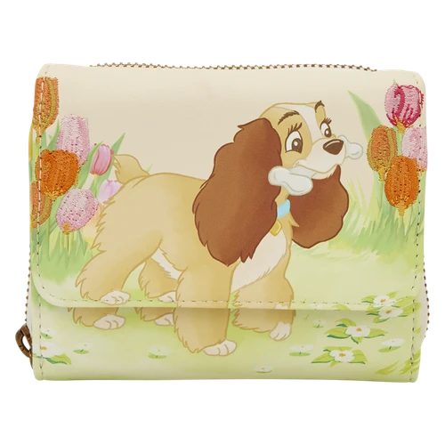 Disney: Lady and the Tramp Pastel Tulip Trifold Wallet