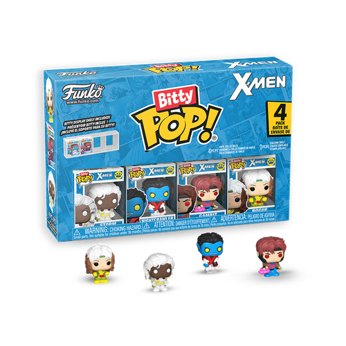 Bitty POP! X-Men: Storm, Nightcrawler, Gambit & Rogue 4-Pack