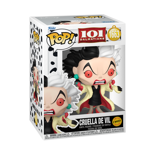 POP! Disney - 101 Dalmatians #1663 Cruella de Vil (Angry) [CHASE]