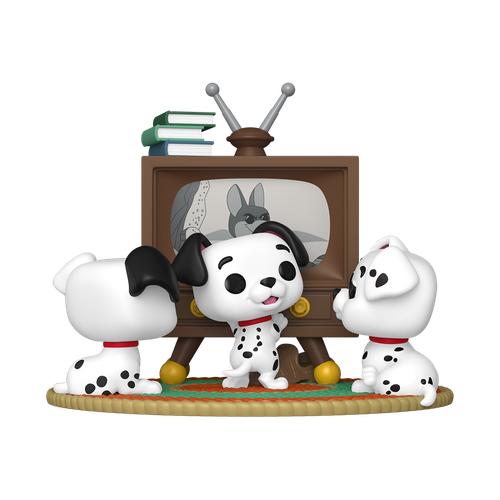 POP! Moments - 101 Dalmatians #1664 Rolly, Patch & Lucky with TV