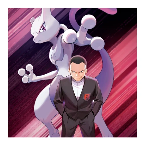 Pokemon Team Rocket's Mewtwo Sticker