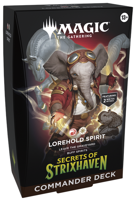Lorehold Spirit Secrets of Strixhaven Precon Commander Deck - Magic: The Gathering (MTG) UK
