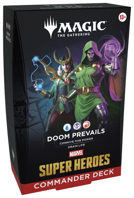 Doom Prevails Marvel Super Heroes Precon Commander Deck - Magic: The Gathering (MTG) UK