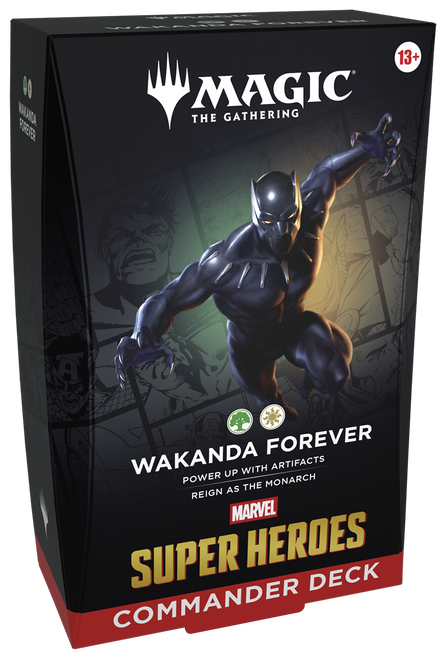 Wakanda Forever Precon Commander Deck - Magic: The Gathering (MTG) UK Marvel Super Heroes