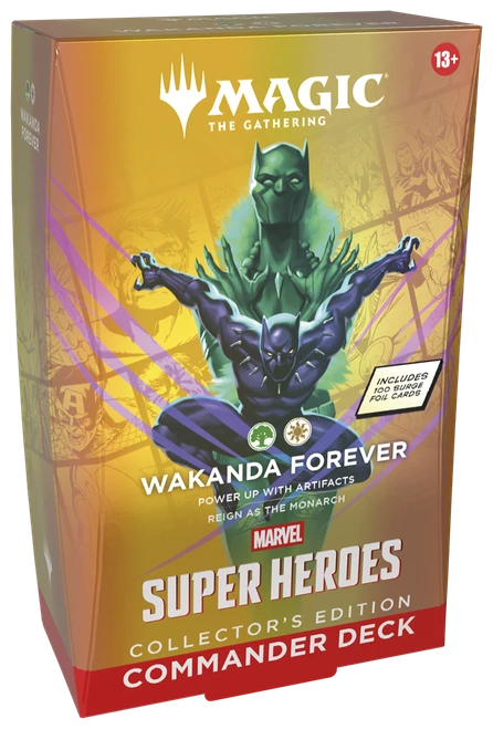Wakanda Forever Marvel Superheroes Collector's Precon Commander Deck - Magic: The Gathering (MTG) UK