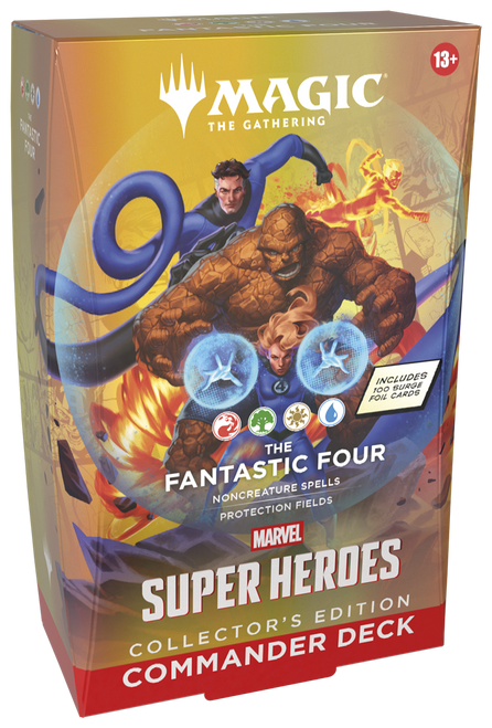 The Fantastic Four Marvel Super heroes Precon Commander Deck - Magic: The Gathering (MTG) UK