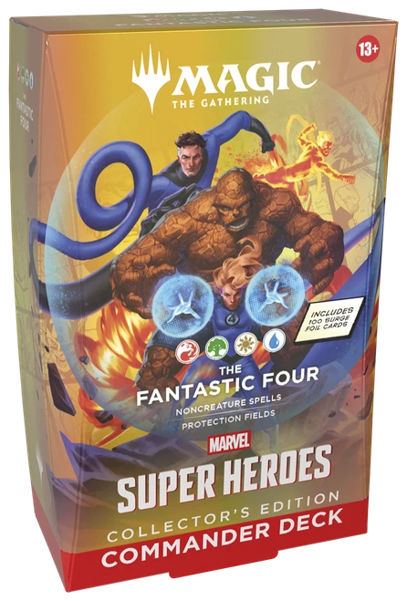 The Fantastic Four Marvel Super heroes Precon Commander Deck - Magic: The Gathering (MTG) UK
