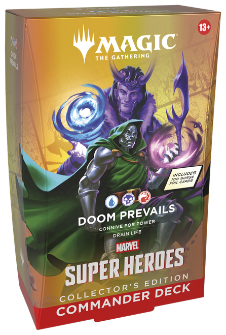 Doom Prevails Marvel Super Heroes Collector Precon Commander Deck - Magic: The Gathering (MTG) UK