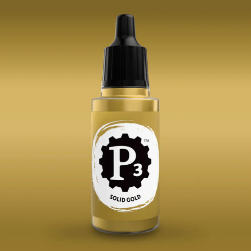 P3 Paint - Solid Gold Metallic (18ml)