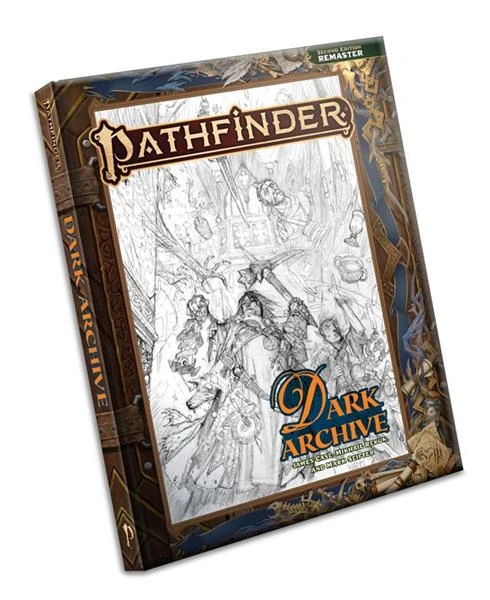 Pathfinder 2nd Edition: Dark Archive Remastered Sketch Cover