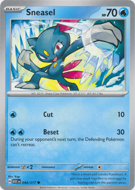 ME Ascended Heroes 044/217 Sneasel