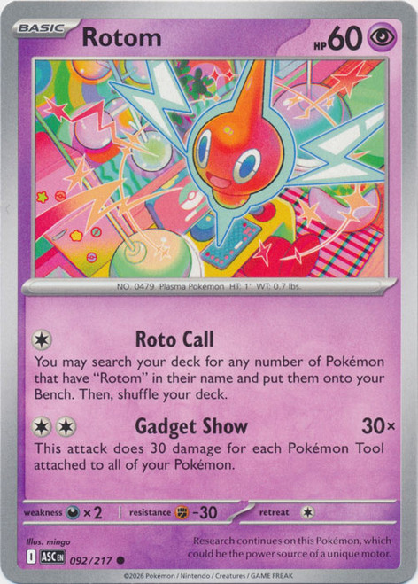 ME Ascended Heroes 092/217 Rotom